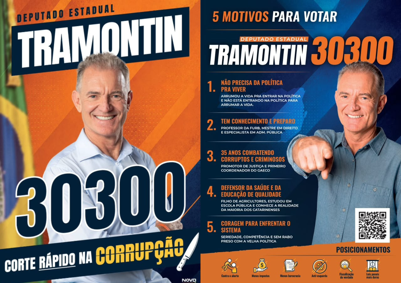 5 motivos para votar em Tramontin
